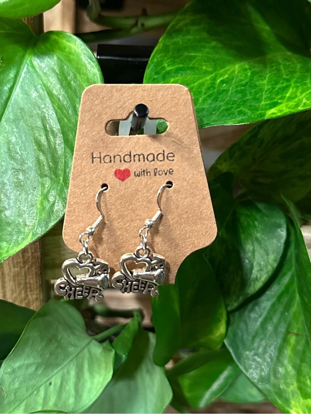 📣❤️ "I Love Cheer" Fashion Hook Earrings | Lightweight Cheer Fan Jewelry  ❤️📣